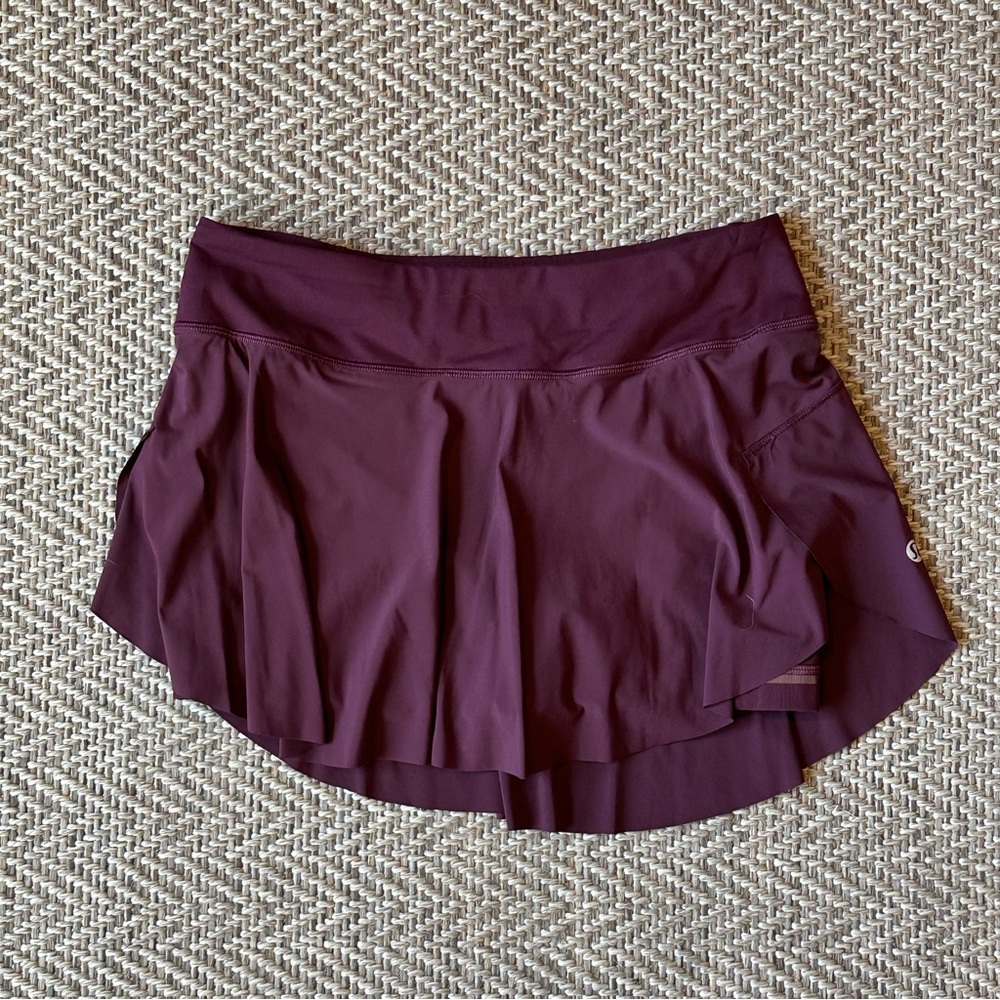 Quick Pace Skirt Size 4 Rare Lululemon Athletic Skort